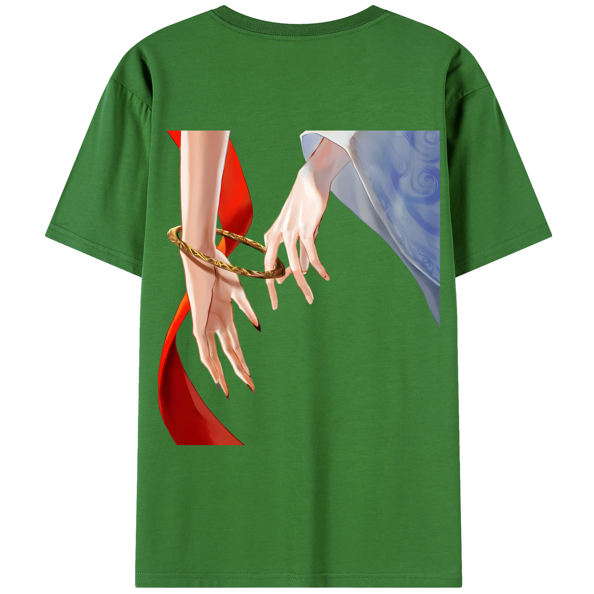 （画像用） Ne Zha 2 ナタ 魔童の大暴れ レディース半袖Tシャツ(バックプリント)